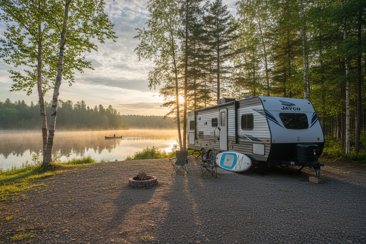 Jayco SLX 200MK at lakeside
